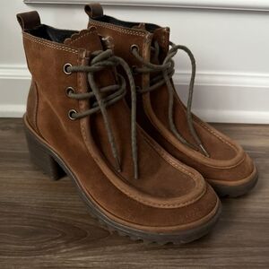 Fly London Brown Lace Up Boots